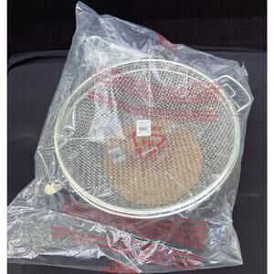 Williams-Sonoma Mesh Grill Stainless Steel Chefs Pan-Removable Handle NEW Sealed